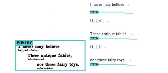 Olivia2 Screenshot of poetic lines with prosodic symbols